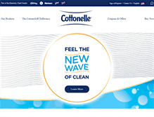 Tablet Screenshot of cottonelle.com
